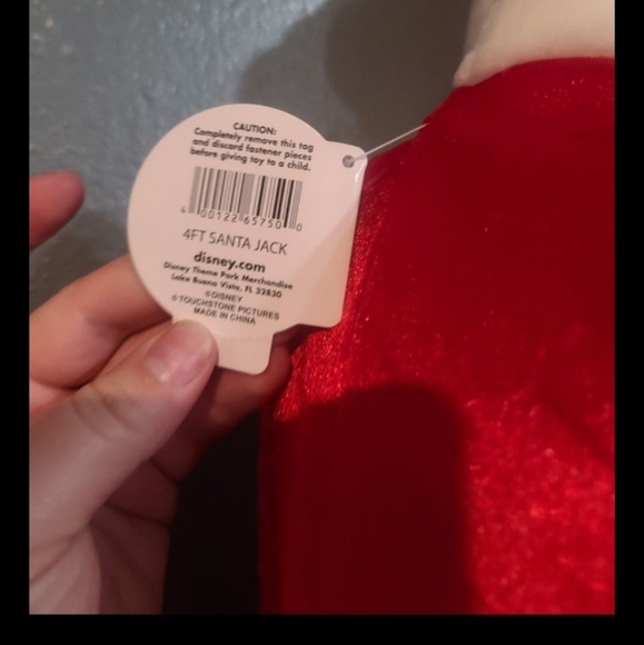 JACK SKELLINGTON NIGHTMARE SANTA   4' PLUSH RARE - Picture 5 of 5